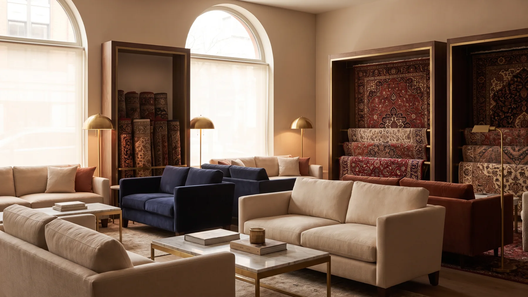 Inside the Modern Rugs & Furniture showroom in Underwood